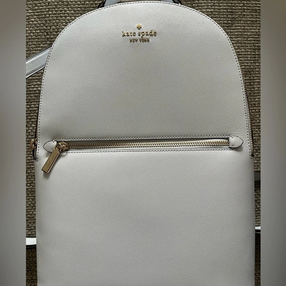 Kate Spade ivory backpack - Picture 1 of 3